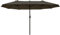 Outsunny Sombrilla Parasol Doble para Jardín 4,55x2,65x2,38 m Sombrilla Gigante Anti UV con Manivela para Exterior Patio Terraza Piscina Color Gris