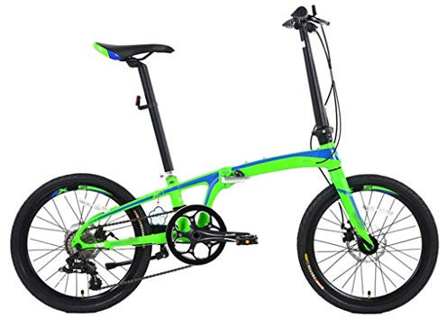 TYXTYX 20-Zoll 8 Gang Klappräder, Travel Faltrad, Camping Klapprad mit Tragegriff, Faltfahrrad für Herren und Damen, Variabler Geschwindigkeit