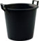 Srendi® large/Extra Large/Medium/Small Black Gardens plant Pots, tree, shrub, pots with handles (1, 50L)