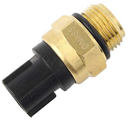 Three T Kühlmitteltemperatursensor Kühlmittel Gebläseschalter Wassertemperatursensor Thermoschalter Lüfterschalter Kompatibel mit meisten Motorräder