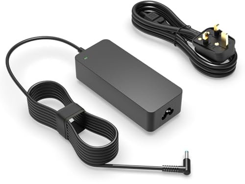 90W AC Charger Fit for HP Pavilion 16-ab0000 16-ab1000 16-ab0010nr, Envy 15 17, Spectre X360, Zbook x2 G4 710413-001 Laptop Power Cord Supply