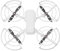 U/R Propellerschutz/Kompletter Schutz Antikollisions Ring für DJI Mini 2/Mini SE