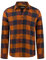 riverso Flanellhemd Herren Langarm Kariert Regular Fit RIVArne Hemd Holzfällerhemd Karohemd 100% Baumwolle Braun, L, 100% Baumwolle, Größe:L, Farbe:Ginger Bread Brown (21300)
