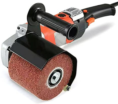 1400W Winkelschleifer Satiniermaschine für Schleifen, Polieren, Satinieren, Bürstenschleifer