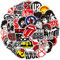 100er Pack Rock Legends Sticker Set – The Beatles, Elvis, Rolling Stones, Rage Against Machine & mehr | Offizielle Band-Logos für Gitarren, Laptops, Skateboards | Vinyl Aufkleber Sammlung