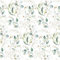 VmG-Store Baumwollstoff Meterware 140cm Breite Stoffe zum Nähen Nähstoff Kinderstoff für Kissen Babykleidung Kinderkleidung DIY (Eukalyptus Weiß Bc036)