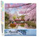 Figured'Art Pintar por Numeros Adultos Flores de cereza en Japón - Manualidades pintura acrilica Kit Cuadro DIY completo - 40x50cm sin bastidor