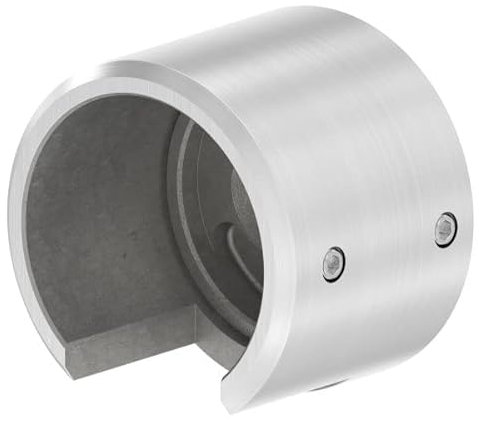 Fixation murale pour tube à rainure 42,4 mm, droite, V4A