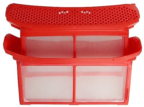 vhbw Flusensieb kompatibel mit Bosch/Siemens WT45W2 Serie Wäschetrockner, Wärmepumpentrockner - Filter + Halter