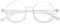 VEVESMUNDO Anti Blaulicht Lesebrille Damen Herren Runde Retro Groß Kunststoff Blaulichtfilter Lesehilf Sehhilfe Brille +1.0,+1.5,+2.0,+2.5,+3.0,+3.5,+4.0 (1 Stück Transparente Lesebrille, +1.5)