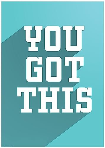 Grindstore Laminiertes Mini-Poster mit Aufschrift You Got This