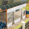 AMXFS Transparent Plane Abdeckplane mit ösen Wasserdicht 0.55mm Zeltplane aus PVC 530g/m² Wetterfeste Gewebeplane Regenplane Regenschutzplane für Pavillon, Balkon, Balkonmöbel, Gartenmöbel 2x2m