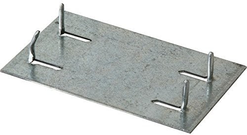 GENUEN® 10pc x Galvanised Safe Plate Metal DIY Plumbing Electrical 54(W) x 90(L) mm