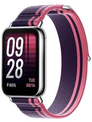 Xiaomi Cinturino a sgancio rapido intrecciato rosa viola