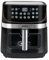 JOCCA - Freidora de Aire Caliente 9L| Freidora Sin Aceite 9 Litros| Air Fryer Gran Capacidad| Temporizador| Temperatura Ajustable| Cocina Sana| Potencia 2200W| Programas| Pantalla Táctil (Negro)