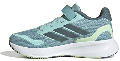 adidas Runfalcon 5 Shoes Infants Unisex Running Shoes, Mint Tone Teal Semi Green Spark, 13 UK
