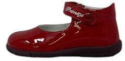 PRIMIGI Ballerine 6901511 Chiusura con Strappo Sottopiede in Pelle e Il Fondo in Gomma. Rosso