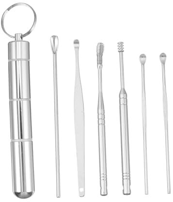 Baluue 2sätze -ohrreinigungswerkzeugen Effiziente Ohrenschmalz-entfernung Für Erwachsene Tragbare Sichere Und Einfach Zu Verwendende Ohrlöffel Für Tägliche Ohrenhygiene