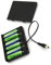 FELTECHELECTR 6 x AA Battery Clip Holder 9V Storage Case with Wire Leads and ON/OFF Switch for Power Supply Ideal for LED Strip Lights and Other Projects