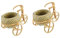 Alipis 2St Geflochtener Fahrradkorb Korb aus Rattangeflecht Fahrrad-Desktop-Ornament dekoration schlafzimmer bedroom decoration Strickkorb Kleinigkeiten-Organizer Bambus weben Brown
