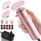Kredioo Hornhautentferner Elektrisch Stark Hornhaut Entfernen Fuß mit 4 Nano Glas & 1 Mandrel Zur Fuß- und Handpflege Foot Callus Remover (Rosa gold)