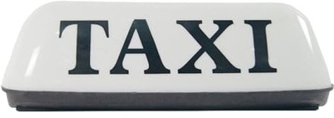 Zestivra Taxi-Dachschild – LED-Leuchtanzeige für Taxis, Magnethalterung | Wetterfestes, helles Taxi-Schild, Nachtsicht-Beleuchtung für Mitfahrgelegenheiten