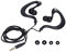 Glomora Swimming Headphones,3.5mm Plug IP68 Conduction Headphones Earbuds Water Earphones with Replace Earplugs for Running Surfing Diving (Black)