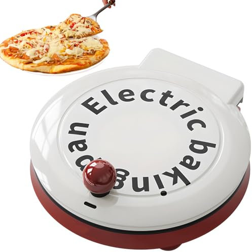 Maker del Forno per Pizza Elettrica 1000w, Multicooker Senza Riscaldamento Rapido Antiadere