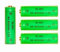 AA 1.2V 600mAh NiMH Rechargeable Batteries ideal for Solar Lights - 4 Pack