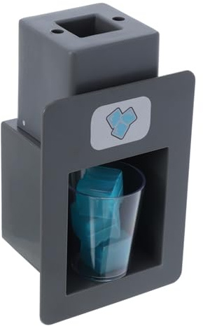 VICASKY Kinderspielzeug Eismaschine Grau Mit Transparentem Becher Eisherstellung Simulation Spielküche Vorschulspielzeug Party Zubehör