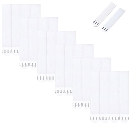 48 Strips Heavy Duty, Picture Hanging Strip, No Nails Photo Frame Stickers for Wall, Removable Damage Free Self Adhesive Mounting Tape, for Photo Frames, Mirrors, Wall Art Decor, Posters