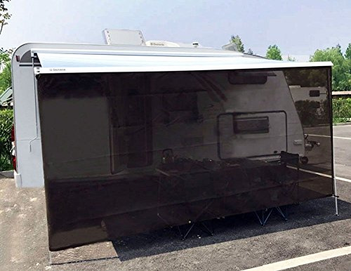 Tentproinc Wohnmobil-Markisen-Sonnenschutz, 2,1 x 4,8 m, 7,6 m (passend für 50,8 m Sonnensegel), Netz-Sonnenschutz, UV-Blocker, Komplett-Kits, Wohnmobil, Camping, Anhänger, Markise, Sonnenschutz,