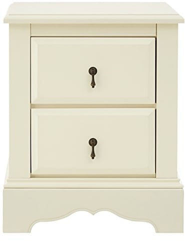 Premier Housewares Premier Housewares Florence 2 Drawer Chest, Mdf, Ivory, 2 Drawer