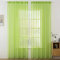 MIULEE 2er Set Voile Vorhang Transparente Gardine aus Voile Polyester Stangendurchzug Transparent Wohnzimmer Luftig Dekoschal für Schlafzimmer Hellgrün 225 x 140cm (H x B), Rod Pocket