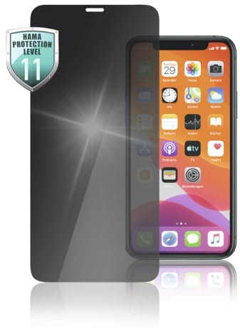 Hama Privacy 186296 Schutzglas, geeignet für: Apple iPhone XR, 1 Stück