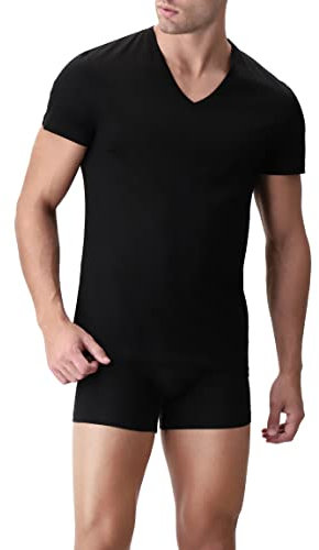 PEROFIL T-Shirt V Filoscozia Active Nero 5