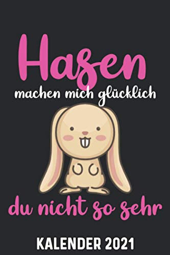 Kalender 2021 A5 Hase du nicht so sehr: 1 Woche 2 Seiten – Terminplaner 2021