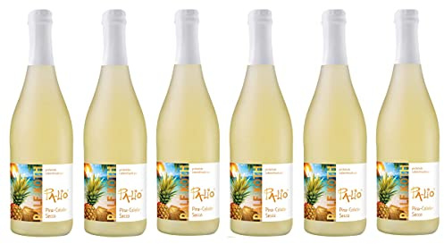 Palio - Pina Colada Secco 0,75l - Fruchtiger Perlwein - Prämiert aus Deutschland, Menge:6 Stück