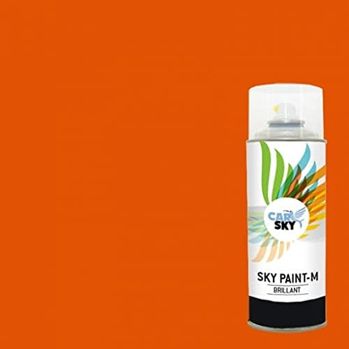 CARSKY Bombe de peinture RAL Orangé Pur 2004 finition brillante 400ml