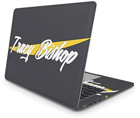 Sticker Master 3D Name Personal Vinyl-Aufkleber Skin Cover 13 14 15 Zoll Notebook-Aufkleber für MacBook Asus Acer Hp Lenovo Huawei Dell Vs Toshiba 15.6 inch (38x27 cm)