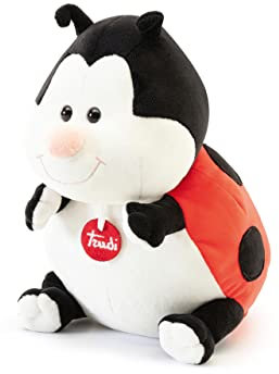 Trudi Coccinella Molly Coccinella Peluche Mascotte e animali fattoria. Regalo del Compleanno e Festa Mamma e papà | 17x25x22cm Taglia M | Animali da fattoria | Modello 23561