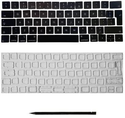 Ersatztasten & Scharniere für MacBook Pro 13 15 (2016-2017) A1706 A1707 UK-Layout QWERTY