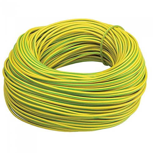Ali's DIY Electrical PVC Yellow/Green Earth Sleeving - 6mm - 1 Metre Custom Cut Length
