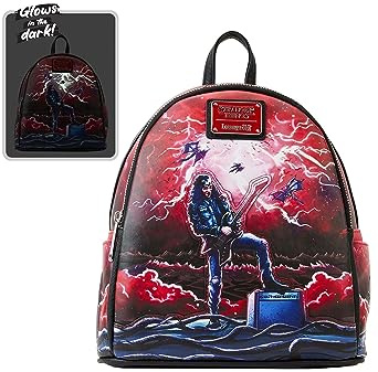 Loungefly NFXBK0083 Stranger Things Eddie Tribute Mini Backpack One Size Multi