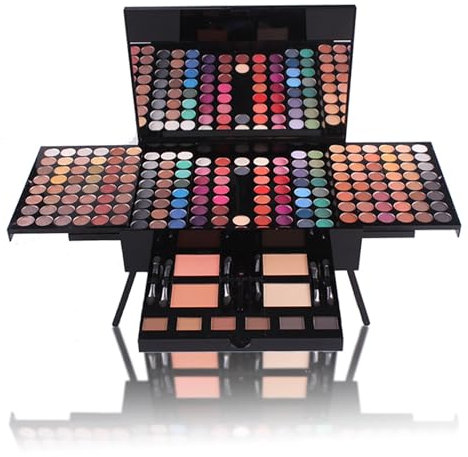 AMZTEMU Set di trucchi, Make up set, Set make up regalo, Palette trucchi donna, Trousse trucchi ragazza(180 COLORE)