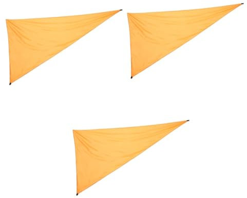 Supvox 3St Sonnensegel im Freien Sun Shade sail Sonnenschutz sonnensegel Schatten dreieck Textmarker-Bänder Bildschirm Sonnencreme Überdachung im Freien Terrassenbeschattung draussen Glas
