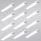Viugreum 12er Feuchtraumleuchte 120cm, 40W 4000LM 4500K Neutralweiß LED Röhre, Verknüpfbar, IP66 Wasserfest, Werkstattlampe für Garage, Büro, Keller