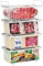 iSPECLE Chest Freezer Baskets - 4 Pack Stackable Wire Basket Add Space for 198L Deep Freezer Easy Get Food with Handles, Sort Food Air Circulation Keep Better Freshness, White
