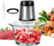 300W Electric Food Chopper Small Food Processor Meat Grinder Blender Electric food chopper with adjustable speed and 4 double blades for fruits, vegetables, meats and nuts