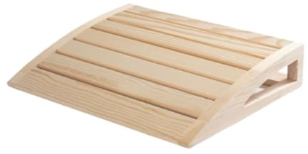 JAYIOLA ​Sauna Kopfstütze aus Holz – Ergonomisches Saunakissen für Dampfbad & Home SPA – Natürliche Entspannung für Nacken & Rücken – als Geschenk​